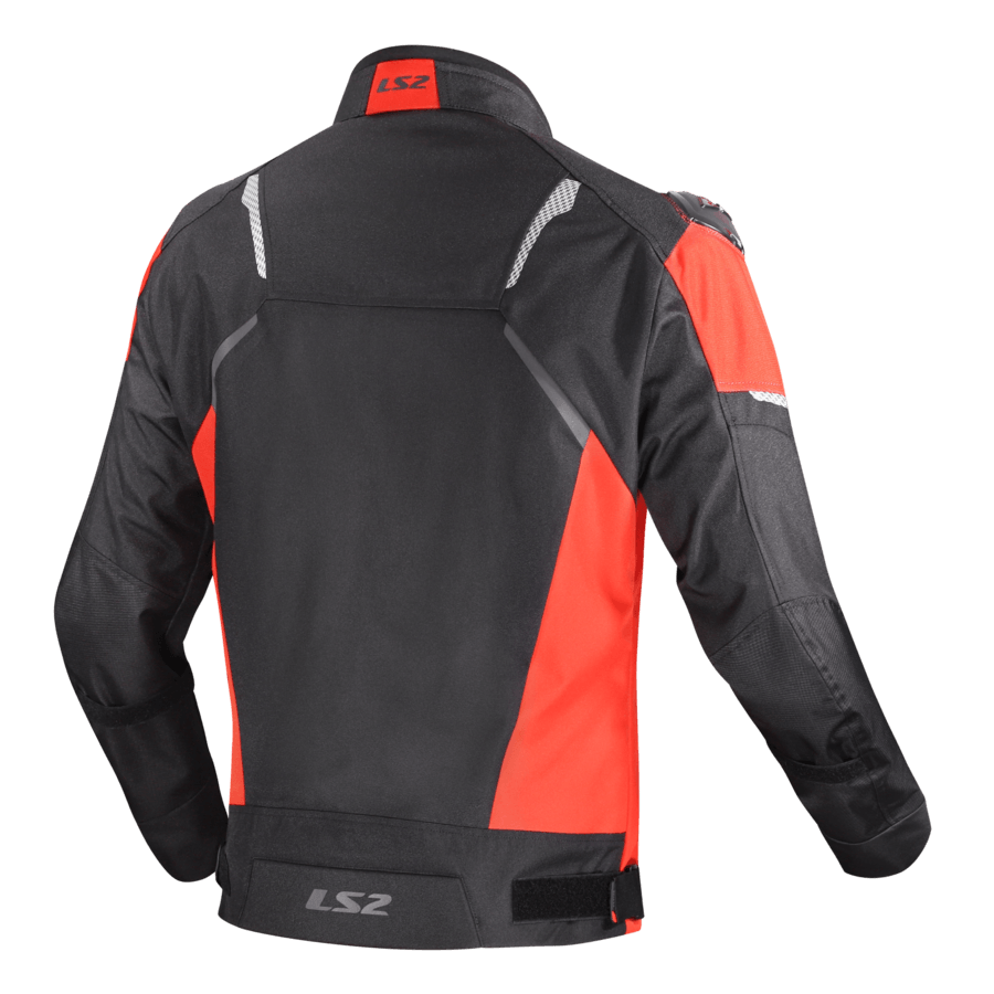 Campera LS2 Zoom Hombre Negro / Rojo